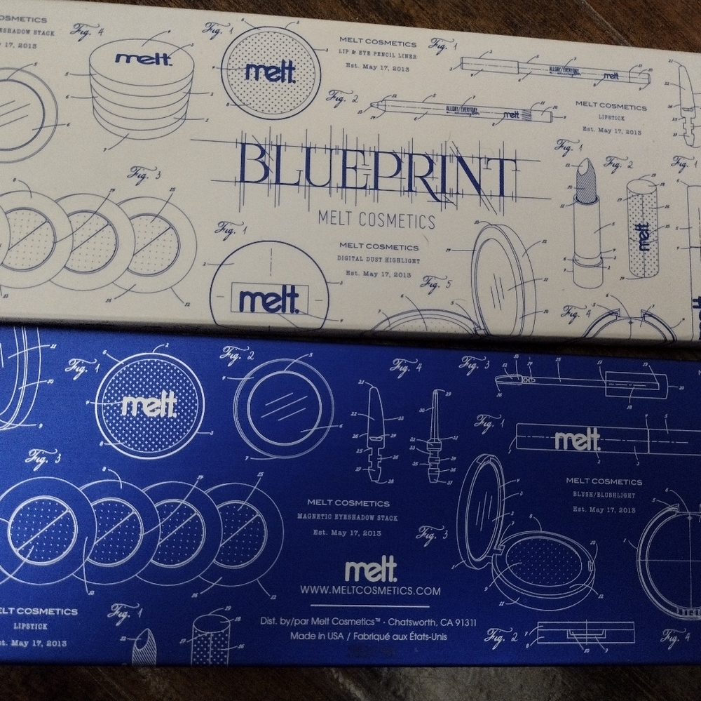 Blueprint palette by melt cosmetics